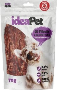 IdeaPet Ideapet Przysmak Dla Psa O! Fileciki z Kaczką Rybą 70g 1