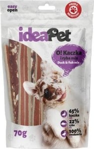 IdeaPet Ideapet Przysmak Dla Psa O! Kaczka Ryba Mix 70g 1