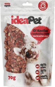 IdeaPet Ideapet Przysmak Dla Psa O! Kostka z Wołowiną Rybą 70g 1