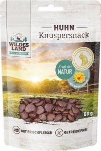 Wildes Land Wildes Land Cat Knuspersnack Huhn & Ringelblum 50g 1