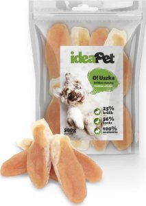 IdeaPet IdeaPet Przysmak dla Psa Uszka Królicze z Kaczką 500g 1