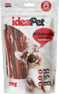 IdeaPet Ideapet Przysmak Dla Psa O! Wołowina Ryba Mix 70g 1