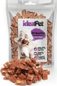 IdeaPet Ideapet Przysmak dla Psa Kostki z Kaczką i Rybą 500g 1