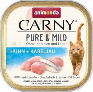 Animonda Carny Animonda Carny Pure & Mild Kurczak + Dorsz tacka 100g 1