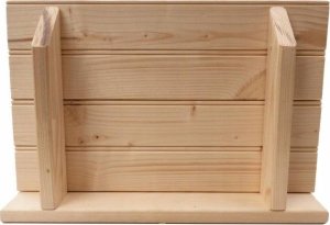 QLS PÓŁKA DUŻA LEGOWISKO DLA KOTA DREWNIANA 40 X 27 CM 2