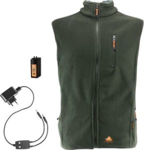 ALPENHEAT Podgrzewana kamizelka AJ4 ALPENHEAT FireVest fleece green 1