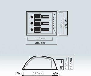 Namiot turystyczny Salewa Namiot litetrek pro iii 6