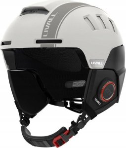 Kask narciarski Bluetooth 54-58cm Intercom/SOS biały 1