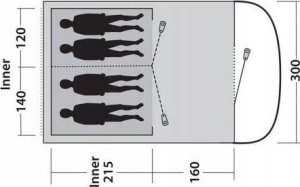 Namiot turystyczny Outwell Namiot sky 4 OUTWELL 5