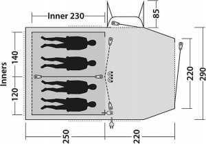 Namiot turystyczny Outwell Namiot nevada 4 OUTWELL 17