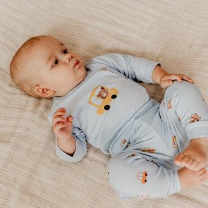 Eevi Body z długim rękawem rozpinane niemowlęce Cars&Bears Eevi 68 1