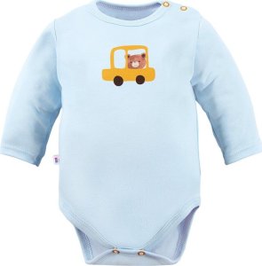 Eevi Body niemowlęce z długim rękawem Eevi  Cars&Bears 86 1