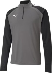 Bluza męska Puma teamLIGA 1/4 Zip Top szaro-czarna 657236 13 1