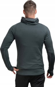 Bluza eclipse hooded zip t-anvil grey-m 1