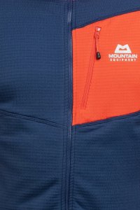 Bluza eclipse hooded-medieval blue-cardinal orange-m 2