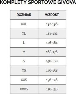 Dres Givova Tuta Givova One czarno-biały TT012 1003 2XL 3