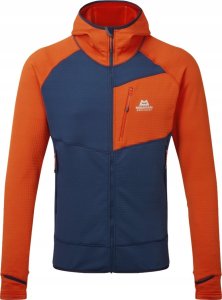 Bluza eclipse hooded-medieval blue-cardinal orange-s MOUNTAIN EQUIPMENT 3
