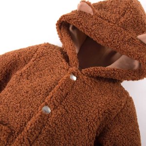 Eevi Bluza rozpinana z kapturem ciepła baranek dla chłopca Eevi Cars&Bears 92 3