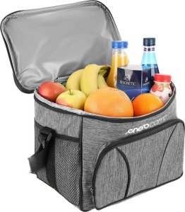 Enero TORBA TERMICZNA 33x21x26CM SZARA 18L ENERO CAMP 6