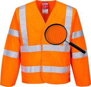 Portwest Kamizelka Kurtka Ostrzegawcza Trudnopalna Antystatyczna   L/Xl Bizflame Portwest  Fr85Orrl/Xl 5036108281237 1