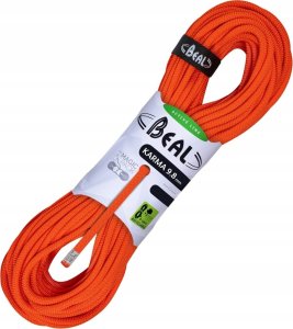 Lina karma 9,8mm 60m - solid orange BEAL 1