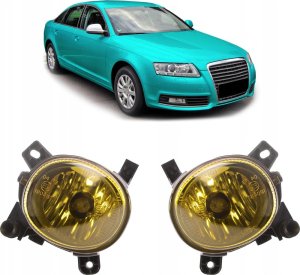 MTuning Zestaw lamp przeciwmgielnych Yellow AUDI A6 C6 Allroad A4 B8 Q5 SEAT EXEO VW PASSAT CC B6 2004-2011 1