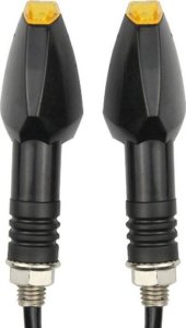 Aptel Dynamiczne KIERUNKOWSKAZY do jednośladów motor 4 sztuki LED M10 czarne ZD59C 4