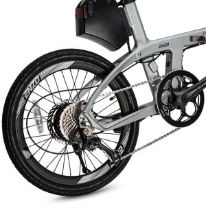 Rower elektryczny Beaster El. karboninio rėmo dviratis, BS126S, sidabrinis, 250 W 3