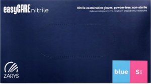 Rękawice nitrylowe, EASYCARE, 100 szt., rozmiar S, niebieskie 4