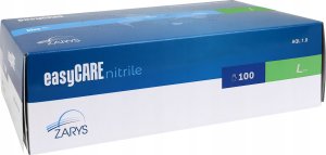 Rękawice nitrylowe, EASYCARE, 100 szt., rozmiar L, niebieskie 31