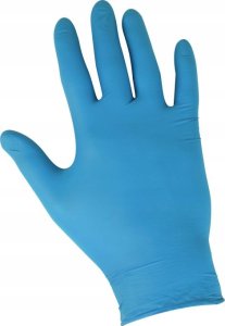 Rękawice nitrylowe, EASYCARE, 100 szt., rozmiar L, niebieskie 32