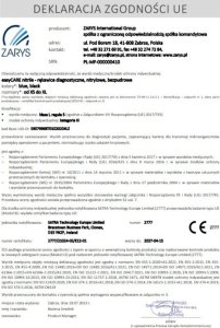 Rękawice nitrylowe, EASYCARE, 100 szt., rozmiar L, niebieskie 37