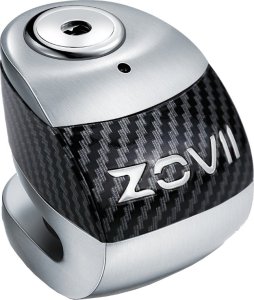 ZOVII Zabezpieczenie Disc Lock z Alarmem ZOVII ZS6 - Brushed Metal 1