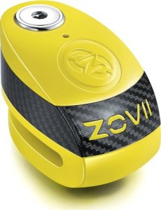 ZOVII Zabezpieczenie Disc Lock z Alarmem ZOVII ZD6 - Yellow 1