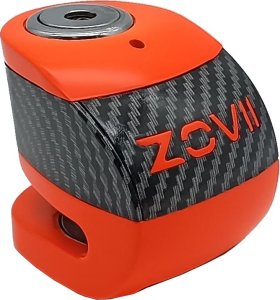 ZOVII Zabezpieczenie Disc Lock z Alarmem ZOVII ZS6 - Fluo Orange 1