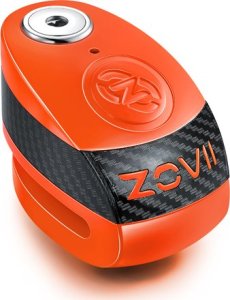 ZOVII Zabezpieczenie Disc Lock z Alarmem ZOVII ZD6 - Fluo Orange 1