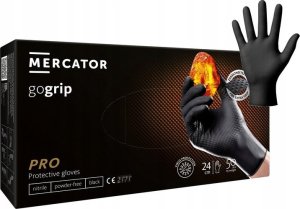 Rękawice nitrylowe bezpudrowe, MAXTER 7.0, 100 szt., rozmiar L, pomarańczowe 9