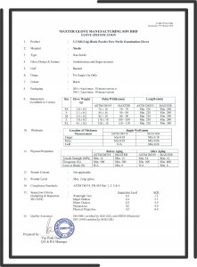 Rękawice nitrylowe bezpudrowe, MAXTER, 100 szt., rozmiar L, czarne 13