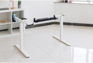 InLine InLine® Cable guide/shelf for under-table mounting, black 6
