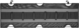 InLine InLine® Storage net with hook-and-loop straps, for under-table mounting, black 3