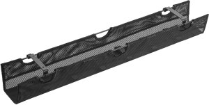 InLine InLine® Storage net with hook-and-loop straps, for under-table mounting, black 4