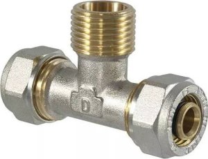 TDM BRASS TEE 26X3/4X26 3,0 MM 1