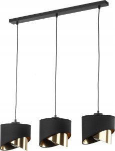 Lampa wisząca TKKRYWULT TK Lighting Grant 4877 lampa wisząca zwis 3x15W E27 czarna/złota 1