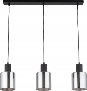 Lampa wisząca TKKRYWULT TK Lighting Sierra 6654 lampa wisząca zwis 3x15W E27 czarna/chrom 1