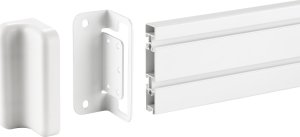 InLine InLine® Slatwall mounting bracket for wall bracket Panel, white, 2pcs. pair 4
