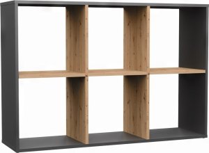 Lumarko Regał Malax 2x3 Antracyt/artisan 4