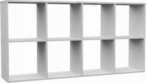 Lumarko Regał Malax 2x4 Biel 9