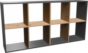 Lumarko Regał Malax 2x4 Antracyt/artisan 4