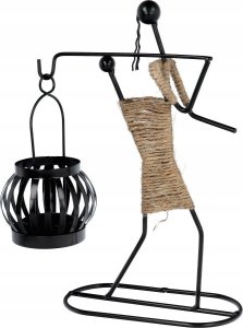 OEM Świecznik dekoracyjny metalowy ART DECO Africa wzór C IALC-1 3