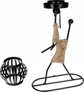 OEM Świecznik dekoracyjny metalowy ART DECO Africa wzór E IALC-1 2